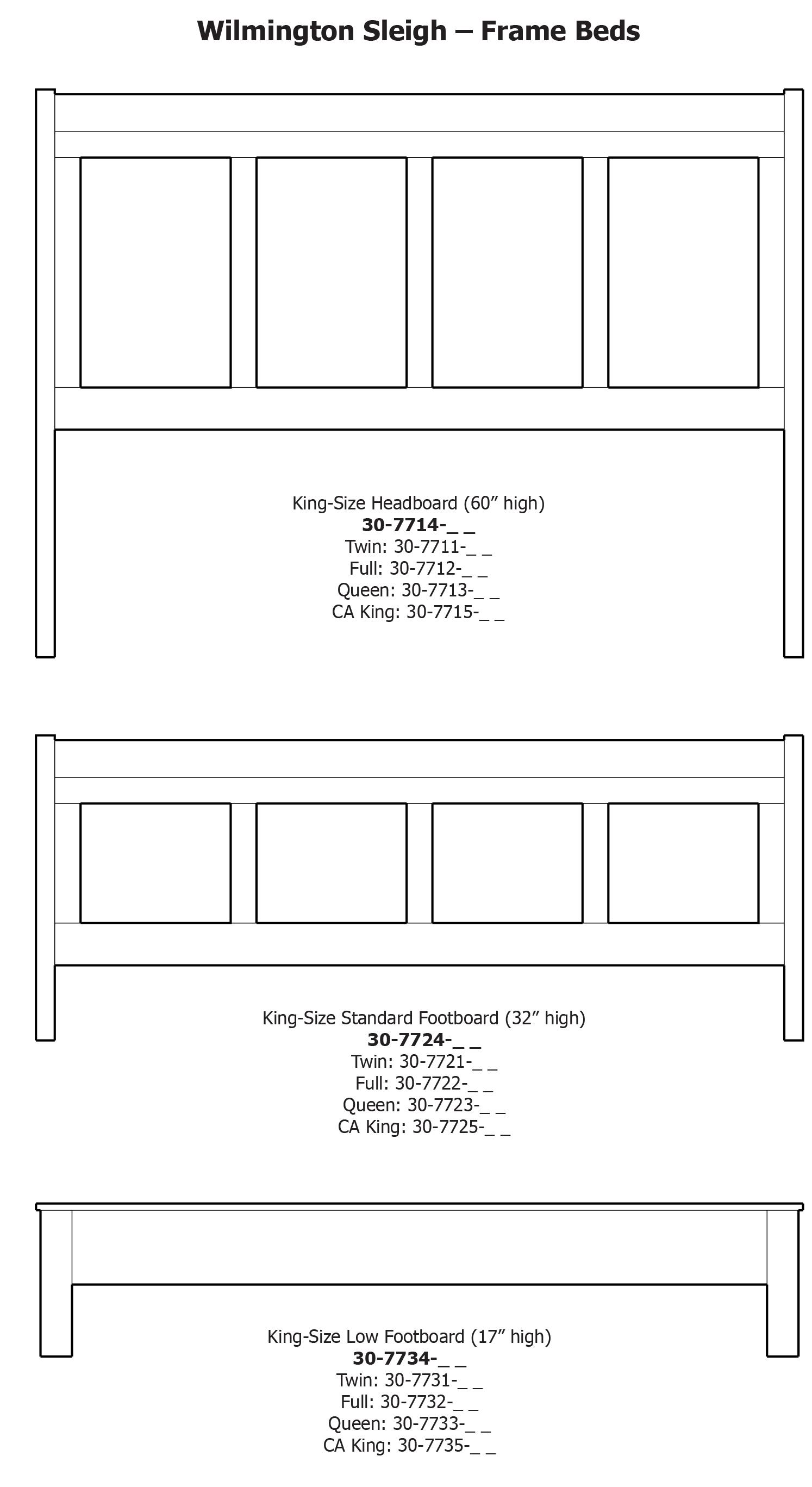 California king store size dimensions
